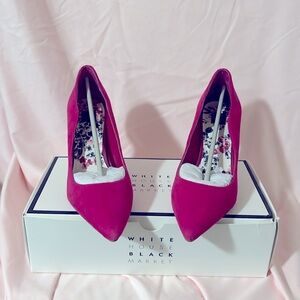 White House Black Market Fuchsia Heels